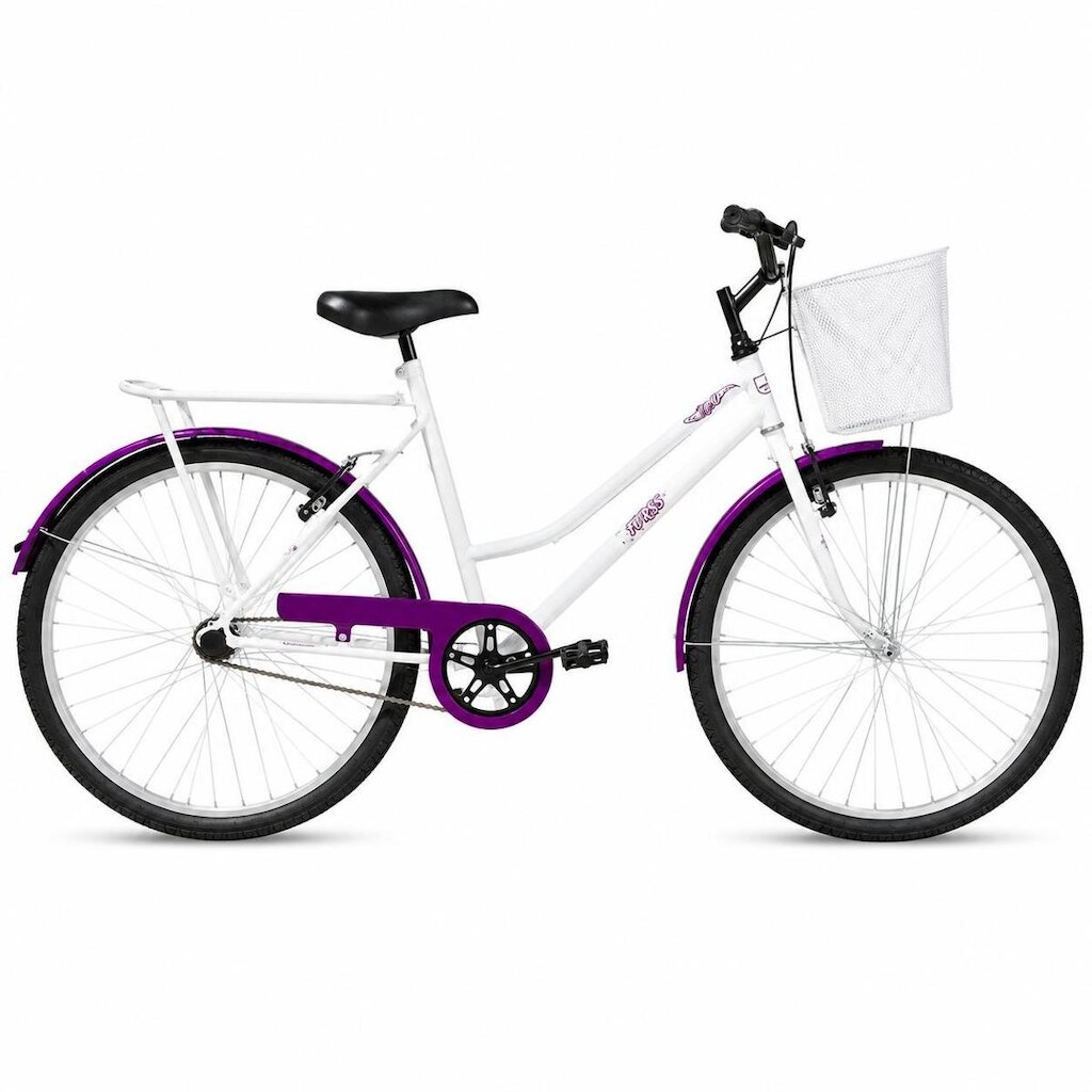 Bicicleta Feminina Aro 26 Poty Com Cestinha
