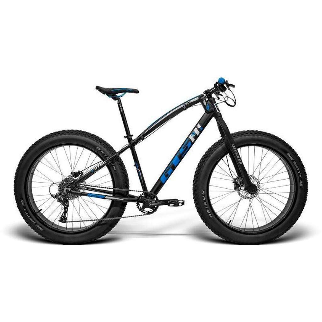Bicicleta GTS Fat Bike Aro 26 com Freio a Disco Hidráulico 9 Marchas e Garfo Rígido | GTS M1 I-Vtec