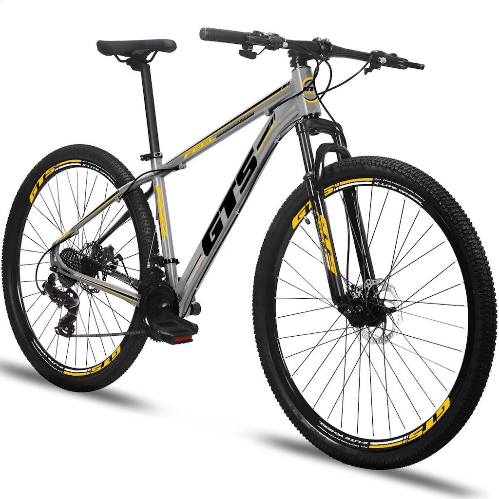 Bicicleta Gts Feel Aro 29 Freio À Disco 27 Marchas