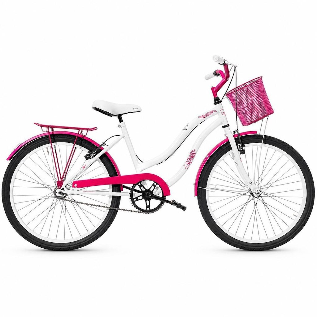 Bicicleta Infantil Aro 24 Forss Hello Com Cestinha
