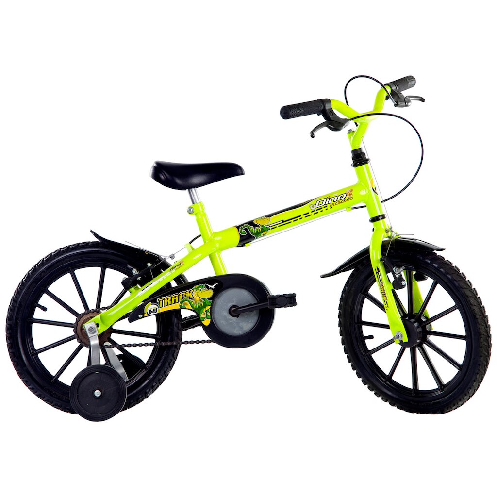 Bicicleta Track Bikes Dino Neon Infantil - Aro 16