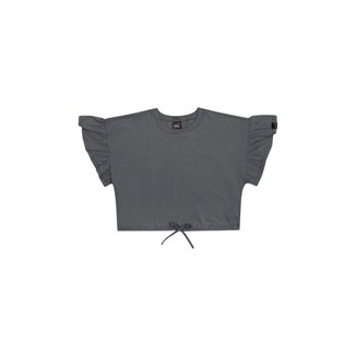Blusa Cropped Básica em Meia Malha Juvenil Gloss