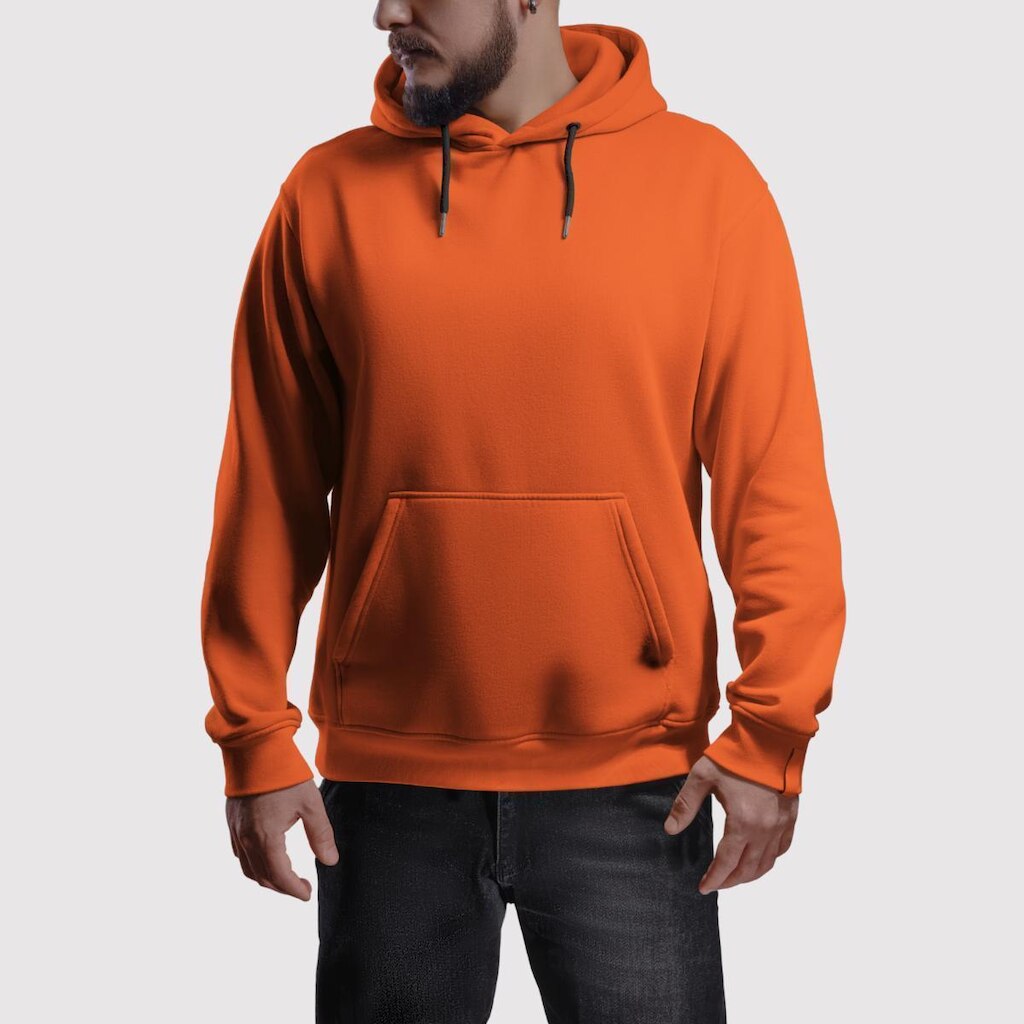 Blusa De Moletom Canguru Casaco Fechado Moleton Liso Sem Estampa Use Miron
