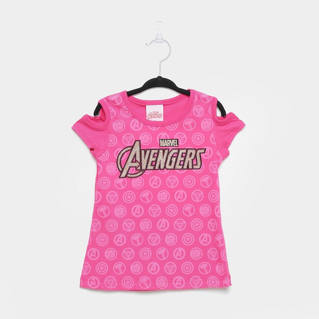 Blusa Infantil Brandili Avengers Feminina