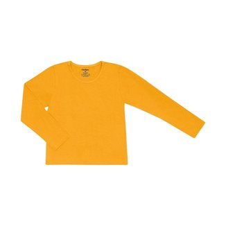 Blusa Infantil Feminina Básicos Rovitex Kids Amarelo