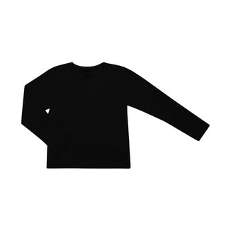 Blusa Infantil Feminina Básicos Rovitex Kids Preto