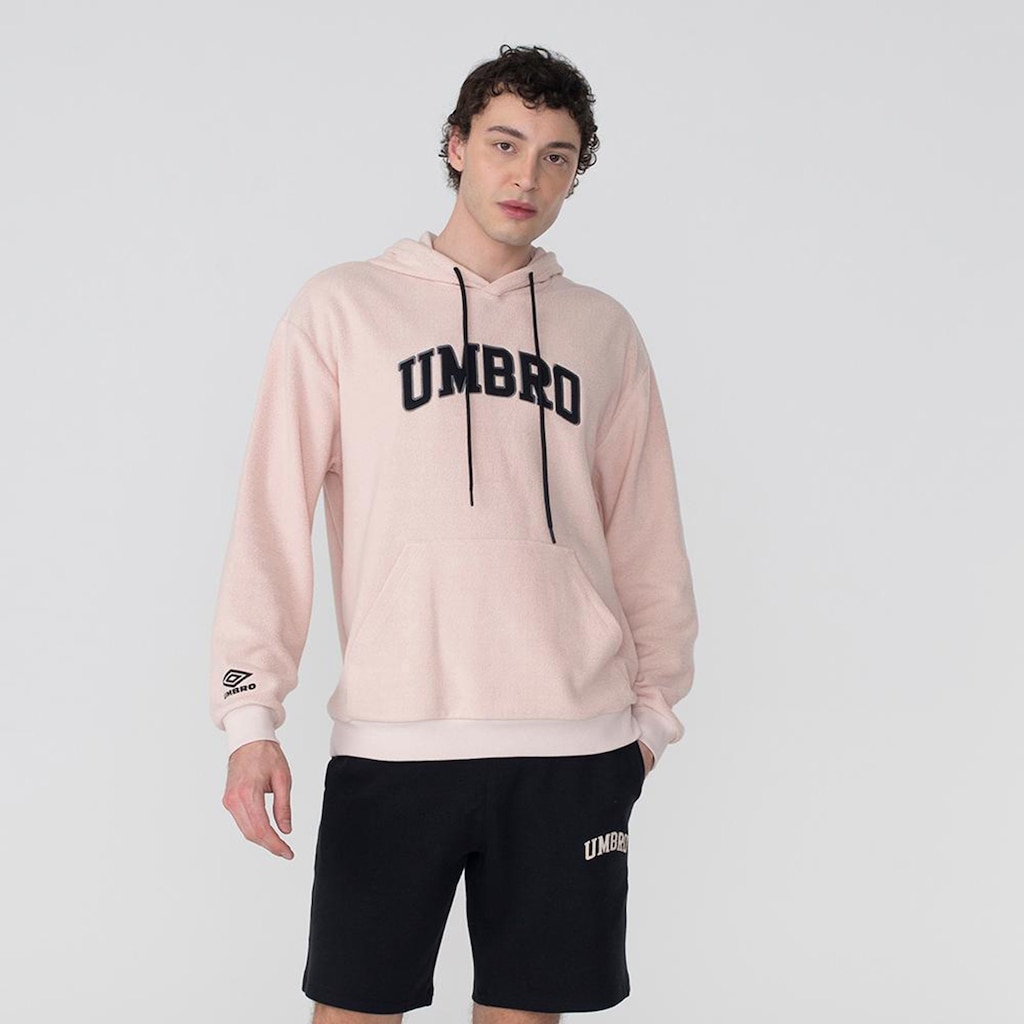 Blusa Moletom Umbro College Concept com Capuz
