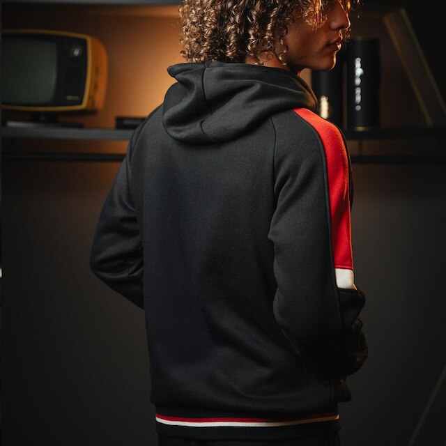 Blusão Moletom Retrô São Paulo Preto Masculino