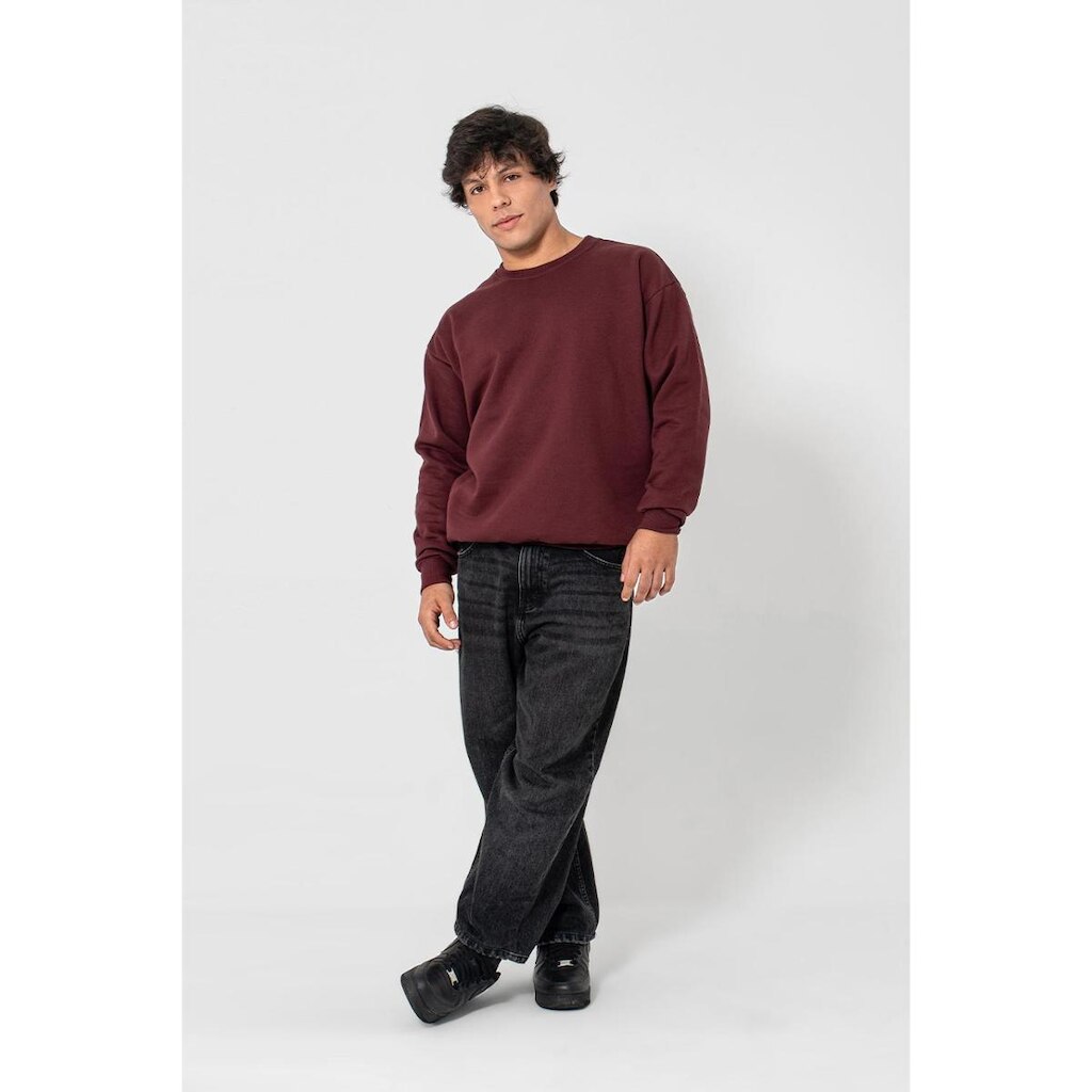 Blusão Moletom Sem Capuz Moleton Blusa Frio Algodão