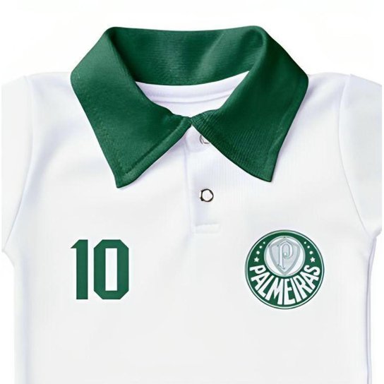 Body Bori Bebê Infantil Palmeiras Camisa Polo Oficial Torcida Baby