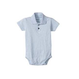 Body Hering Polo Bebê Menino Com Bolso Azul