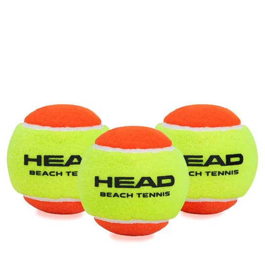 Bola de Beach Tennis Head - Pack com 03 Unidades