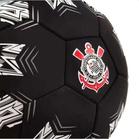 Bola de Futebol Campo Sportcom Corinthians Estádios Preto