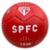 Bola De Futebol De Campo Red São Paulo N5 - Vermelho