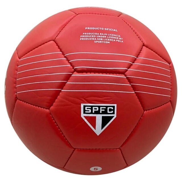 Bola De Futebol De Campo Red São Paulo N5