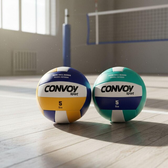 Bola De Vôlei Costurada Para Quadra E Praia Convoy N.5 Pvc