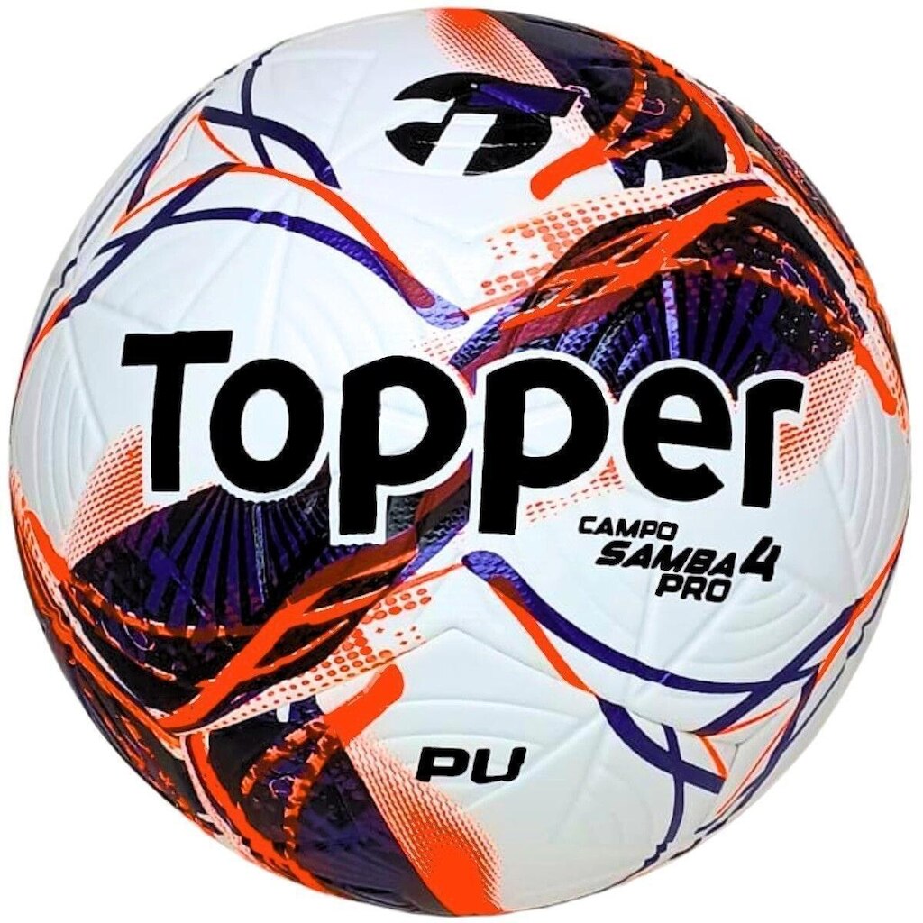 BOLA FUTEBOL CAMPO OFICIAL TOPPER SAMBA PRO N4 ALTA QUALIDADE