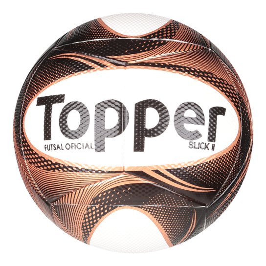 Bola Futsal Topper Slick II Exclusiva - Preto+Dourado Menor preço em Bola Futsal Topper Slick II Exclusiva - Preto+Dourado