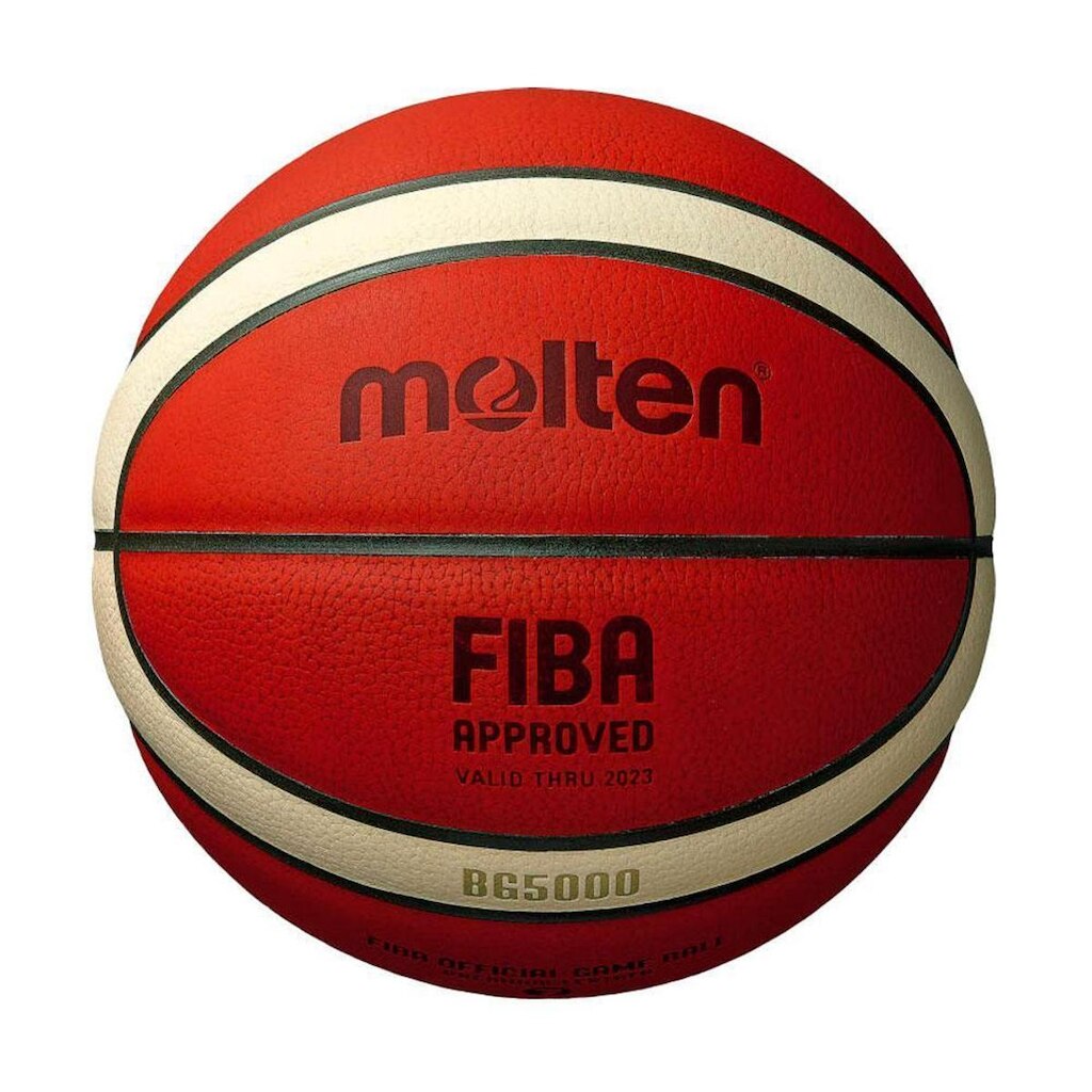 Bola Molten Basketball BG5000 em Couro FIBA Approved T7