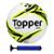 Bola Society Topper Slick Bomba De Ar - Amarelo