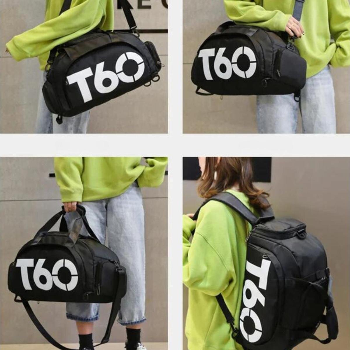 Bolsa Academia Esportiva Mala Viagem Mochila Transversal