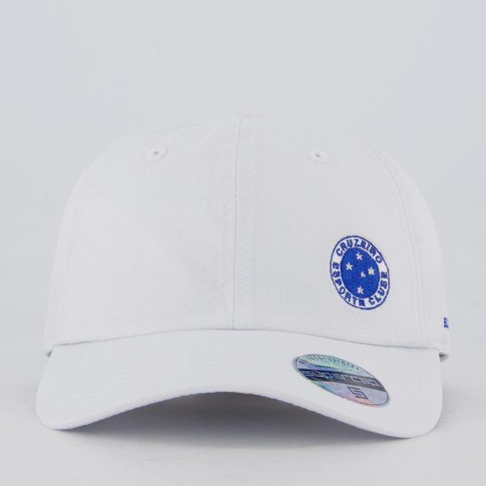 Boné Cruzeiro 6 Gomos Branco