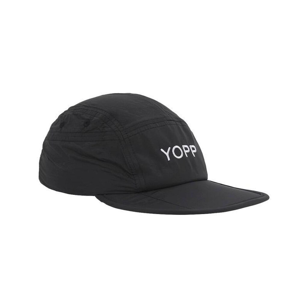 Boné Esportivo Yopp Ultraleve e Respirável 5 Panel Preto