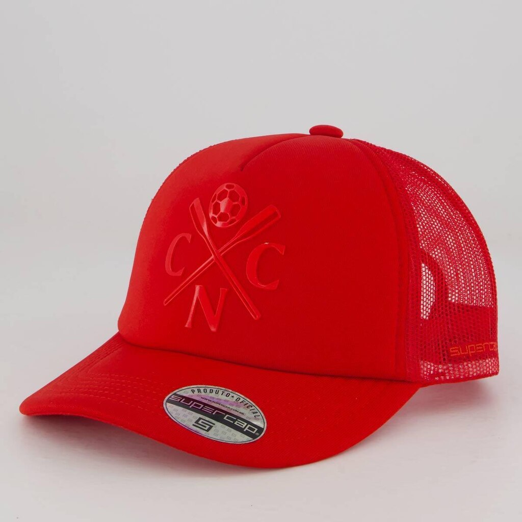 Boné Náutico Trucker Vermelho
