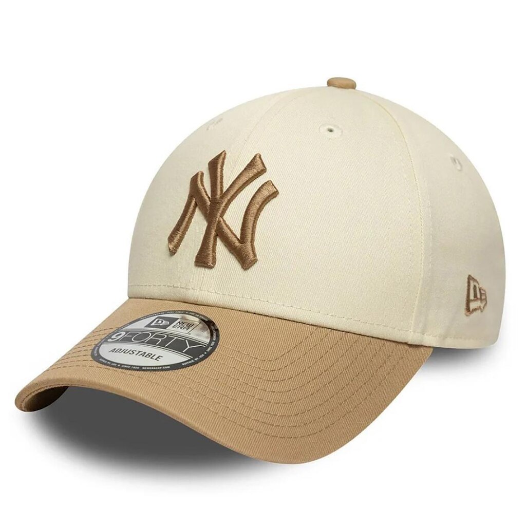 Boné New Era 9FORTY New York Yankees MLB Colour Block Bege
