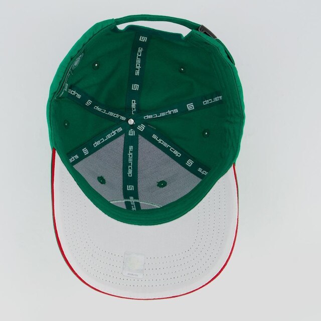 Boné Palmeiras 6 Gomos Verde e Vermelho