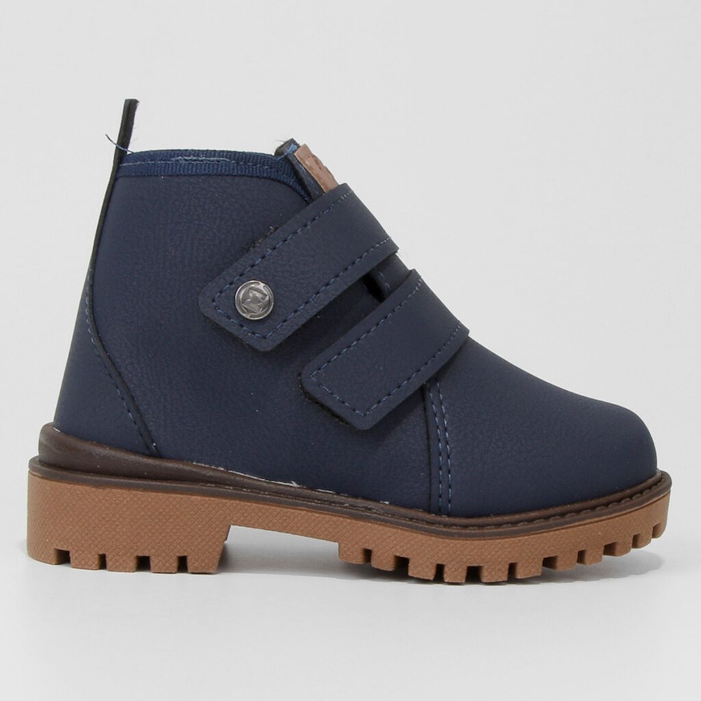Bota Baby Molekinho Cano Curto Tiras Masculina
