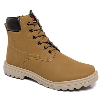 Bota Cano Médio Couro Saxxon Adventure SX775 Masculina