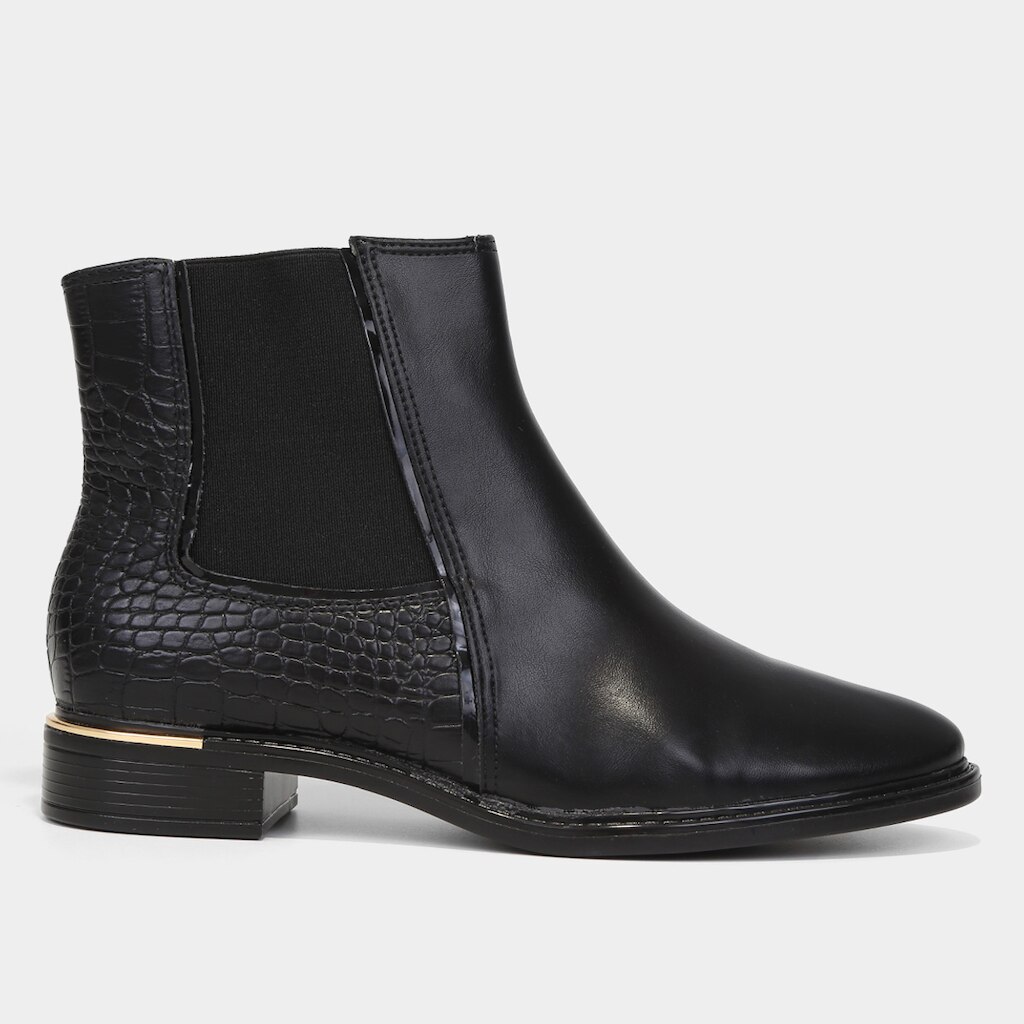 Bota Chelsea Vizzano Croco Feminina