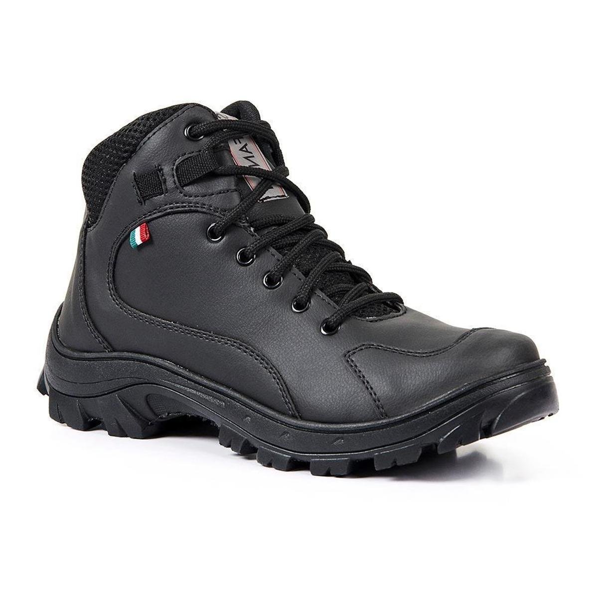 Bota Coturno Adventure Masculino Cano Alto Tratorado Trilha
