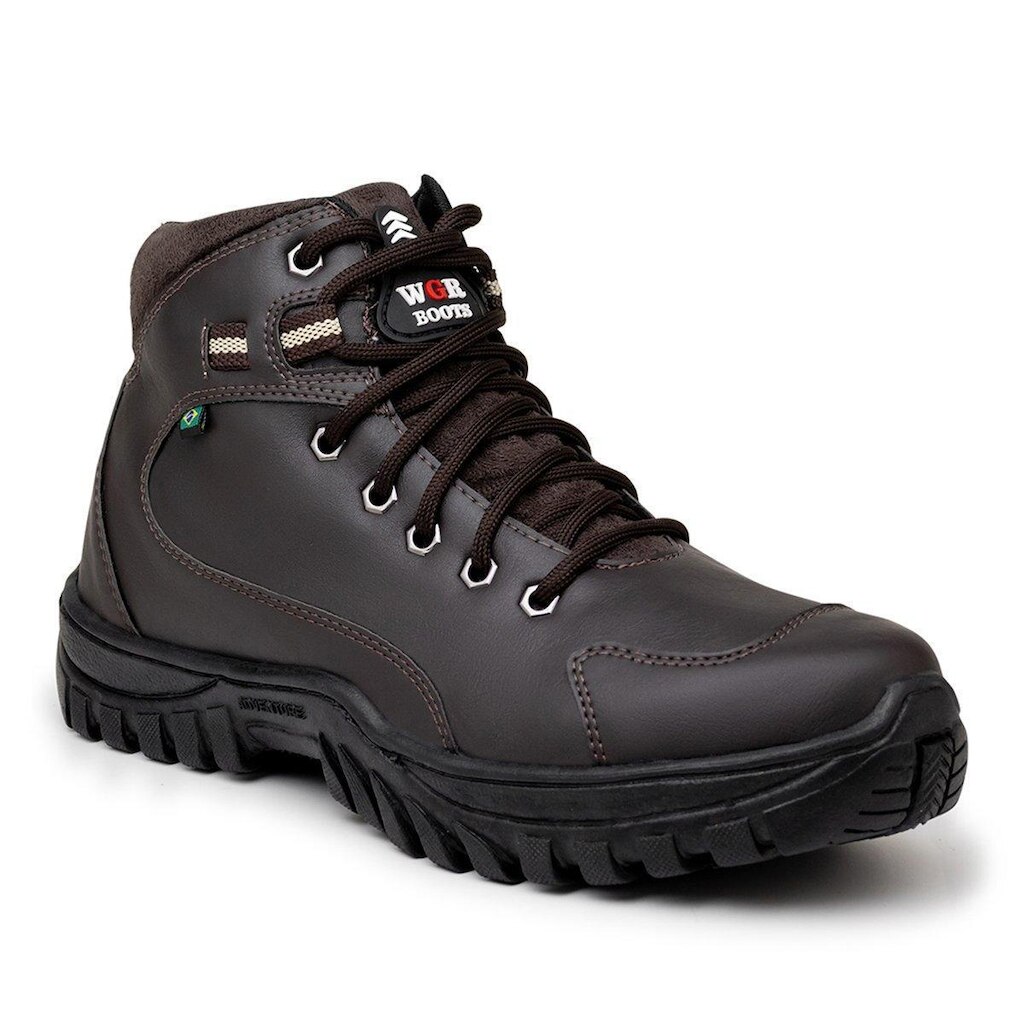 Bota Coturno Adventure Masculino Cano Baixo Tratorada