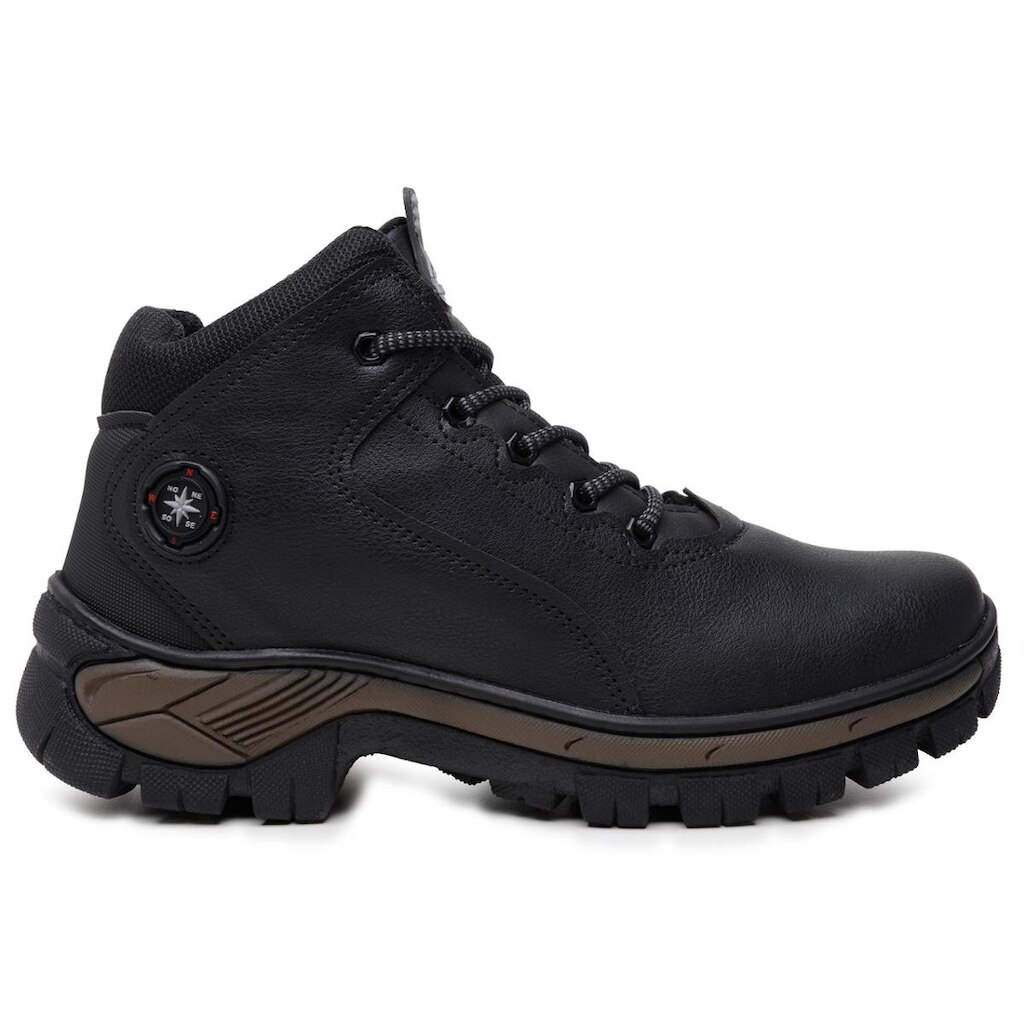 Bota Coturno Adventure Masculino Preto Reforçada