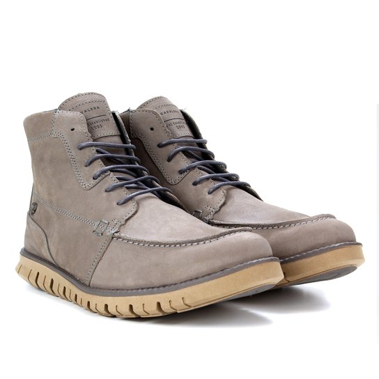 Bota Coturno Cavalera Nobuck Facundo Masculina - Cinza