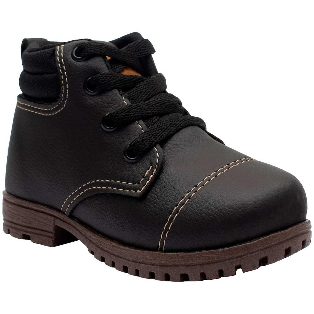 Bota Coturno Infantil Masculino Menino Botinha Leve 09.02