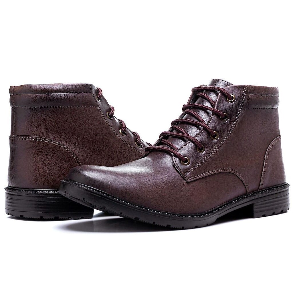 BOTA COTURNO MASCULINO MARROM