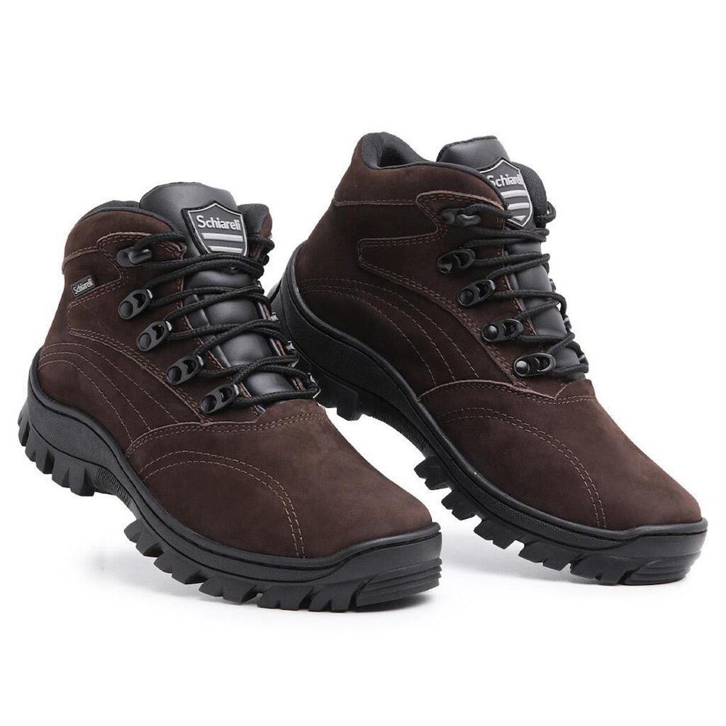 Bota Coturno Militar 970 Schiareli Em Couro