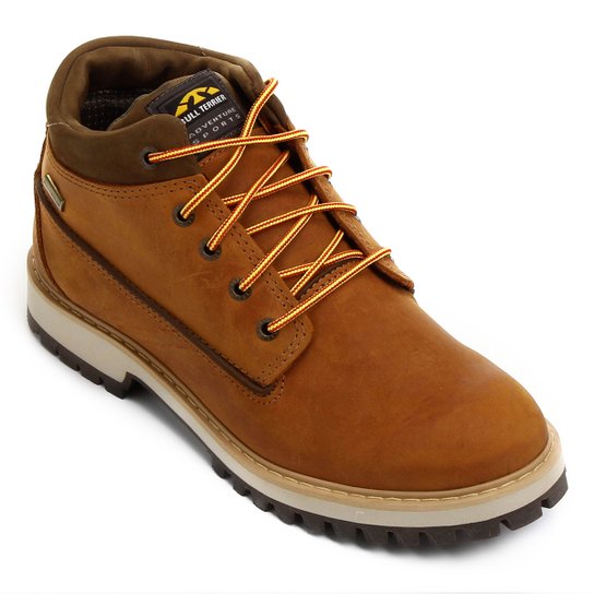 Bota Couro Bull Terrier Clark Masculina - Caramelo