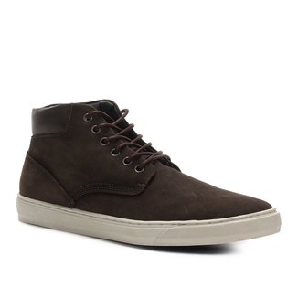 Bota Couro Shoestock Cano Médio Masculina