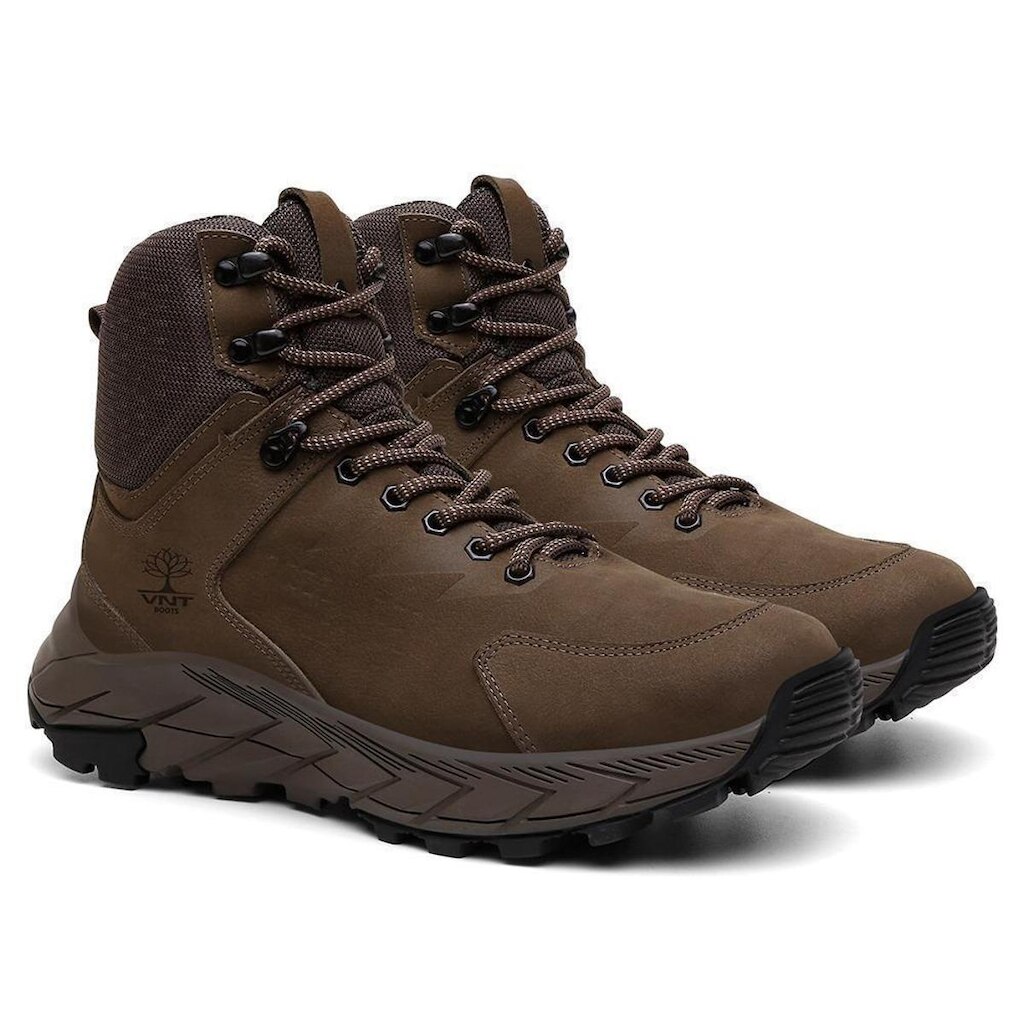 Bota Masculina Adventure Couro Cano Alto Cadarço Venetto