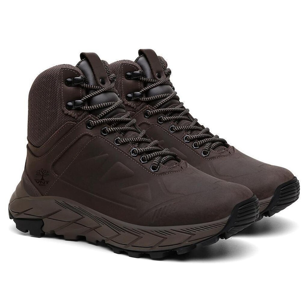 Bota Masculina Adventure Couro Cano Alto Resistente Venetto