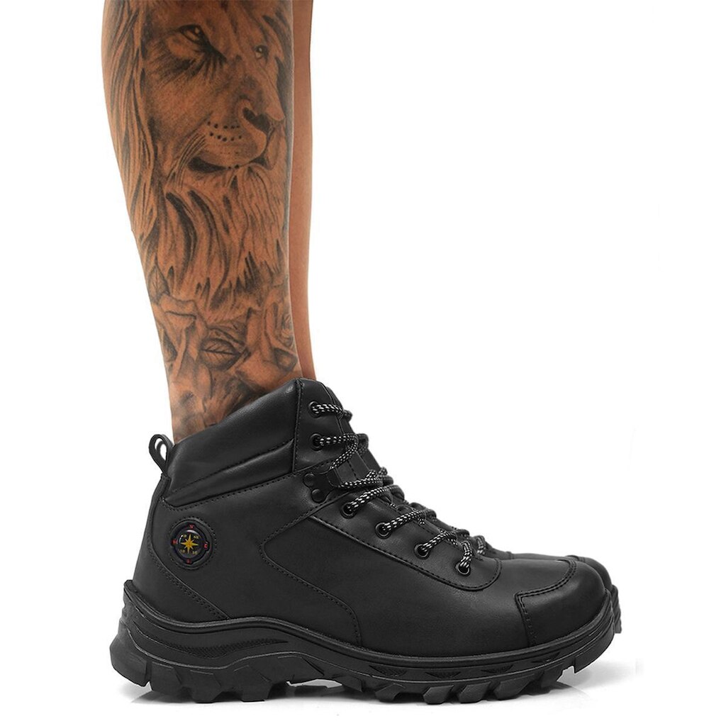 Bota Masculina Adventure Leve Confortável Resistente Trilha Tracking Antiderrapante