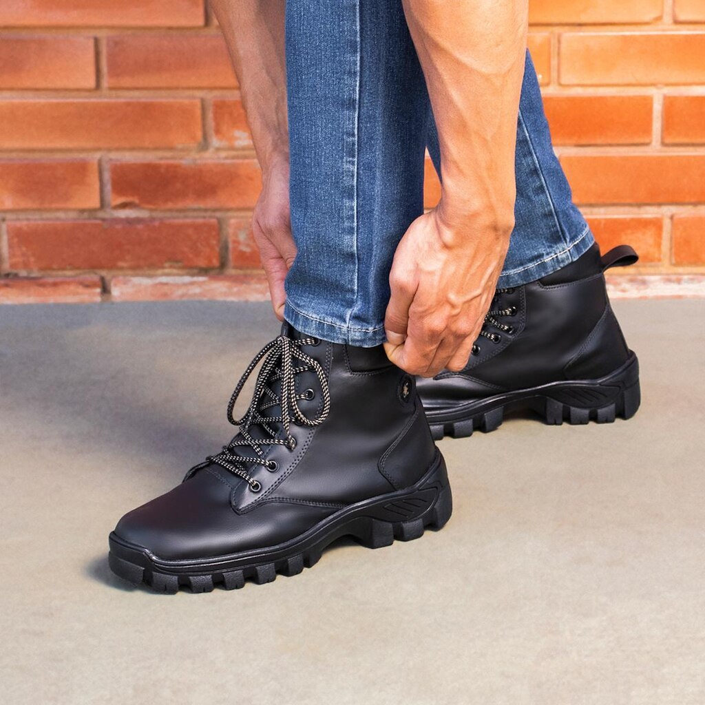 Bota Masculina Adventure Resistente Trilha Tracking Confortavel Leve Antiderrapante