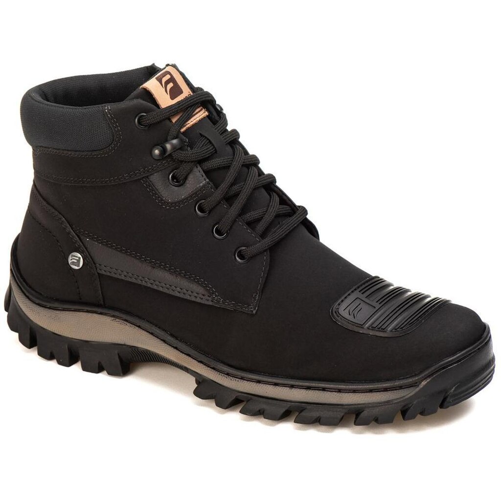 Bota Masculina Cano Baixo Solado Tratorado Modelo Adventure