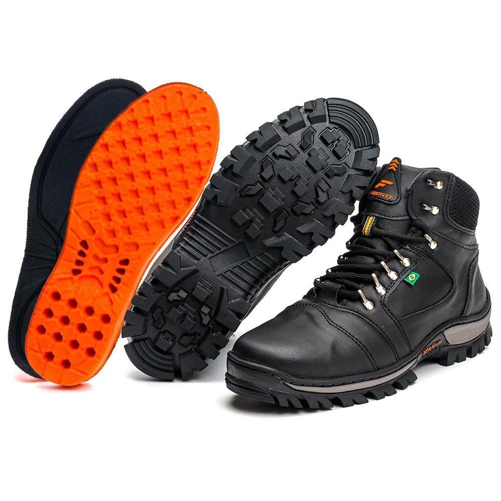 Bota Masculina Frontinni Coturno Original Palmilha Gel Ortopédica