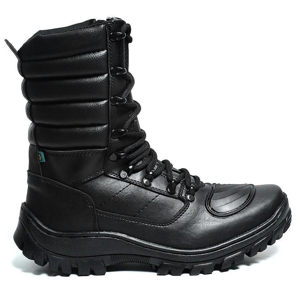 Bota Militar Coturno Exército Segurança Masculino Solado Costurado Cano Médio