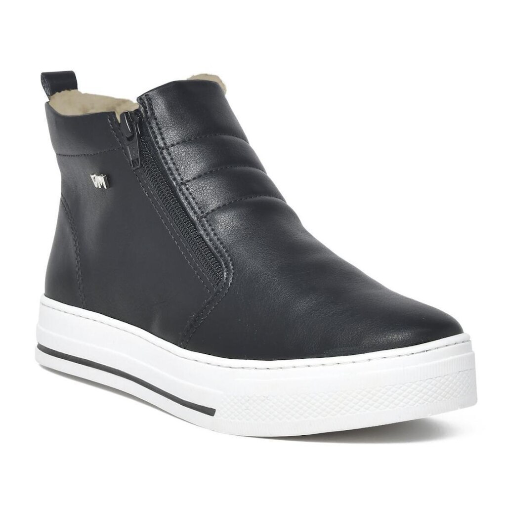 Bota Via Marte 030-001-02 Forrada Lã Pelinho Feminina